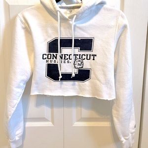 UConn cropped sweatshirt